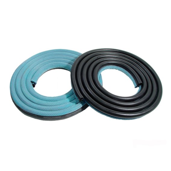 Metro Aqua/Turquoise Rear Door Seals For Plymouth Valiant 1965-1966; LM 23-KAQU