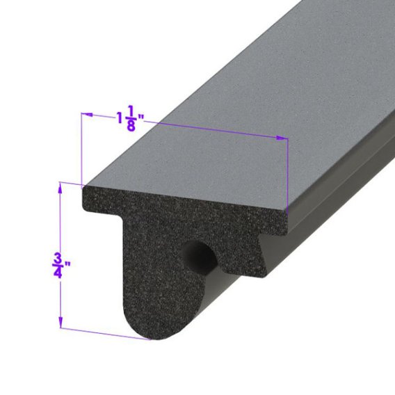 Metro Roof Rail Seals 2-Door Hardtop American Motors Javelin 1971-1974; RR 101-D/S