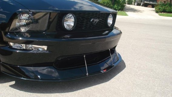 APR Performance Carbon Fiber Wind Splitter With Rods fits 2005-2009 Mustang W/ CDC Aggressive Chi...