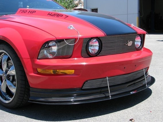 APR Performance Carbon Fiber Wind Splitter With Rods fits 2005-2009 Mustang GT W/ APR Airdam