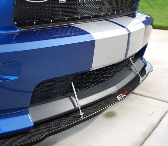 APR Performance Carbon Fiber Wind Splitter With Rods fits 2005-2009 Mustang Shelby GT/ Califitsni...