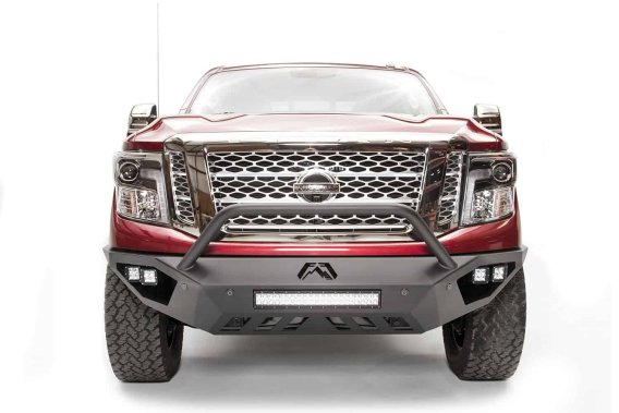 Fab Fours NT16-D3752-1 Vengeance Front Bumper For 16-20 Titan Titan XD