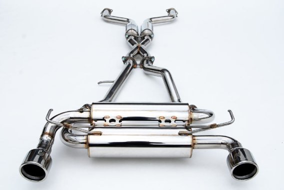 Invidia 09+ 370Z Gemini Rolled Stainless Steel Tip Cat-back Exhaust