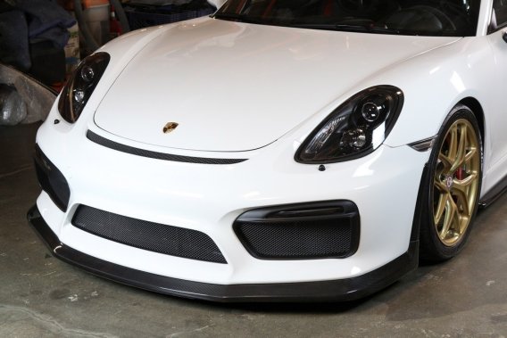 APR Performance Carbon fiber Front Airdam fits 2015-2016 Porsche Cayman GT4