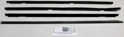 1979-85 Eldorado 2 Door Authentic Window Felts Whiskers Kit (4pcs)