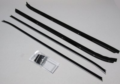 1970-81 Camaro With Special Molding Authentic Window Felts Whiskers Kit (4pcs)