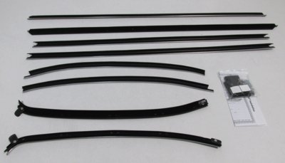 1969 Chevelle Coupe Authentic Window Felts Whiskers Kit (8pcs)