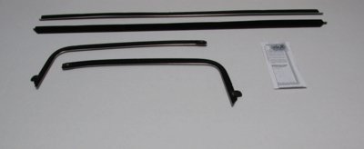 1970-72 Chevelle Coupe Outers Only Authentic Window Felts Whiskers Kit (4pcs)