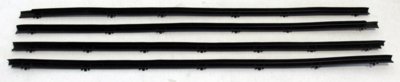 1964 El Camino Replacement Window Felts Whiskers Kit (4pcs)