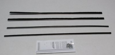 1959-60 El Camino Authentic Window Felts Whiskers Kit (4pcs)