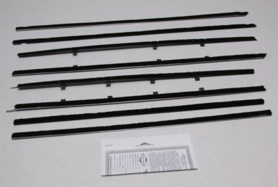 1960 Bel Air 2 Door Hardtop Authentic Window Felts Whiskers Kit (8pcs)