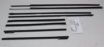 1966 Impala Convertible Authentic Window Felts Whiskers Kit (8pcs)