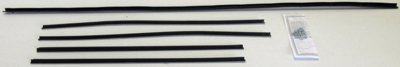 1968 Impala Wagon Outers Only Authentic Window Felts Whiskers Kit (5pcs)