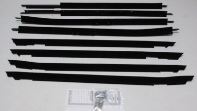 1977-79 Impala 4 Door Authentic Window Felts Whiskers Kit(8pcs)