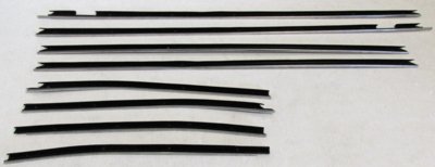 1969-70 Impala Convertible Replacement Window Felts Whiskers Kit (8pcs)