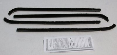 1960-63 G.M. Truck Authentic Window Felts Whiskers Kit (4pcs)