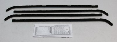 1964-66 G.M. Truck Authentic Window Felts Whiskers Kit (4pcs)