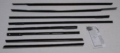 1962 Oldsmobile Starfire 2 Door Hardtop Authentic Window Felts Whiskers Kit (8pcs)