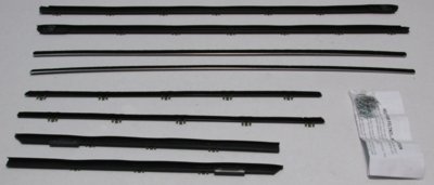 1965 Cutlass 442 Convertible Authentic Window Felts Whiskers Kit (8pcs)