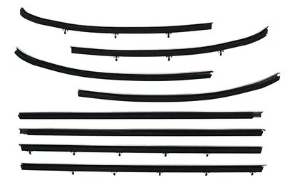 1968 Cutlass 2 Door Sedan Replacement Window Felts Whiskers Kit (8pcs)