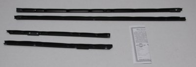 1964 GTO & Lemans Convertible Outers Only Authentic Window Felts Whiskers Kit (4pcs)