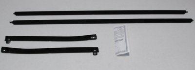 1969-72 Lemans Convertible Outers Only Authentic Window Felts Whiskers Kit (4pcs)