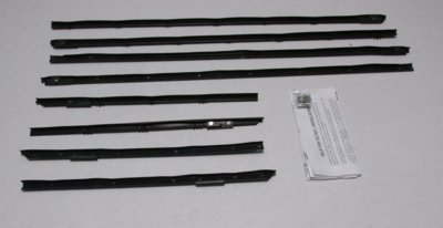 1964 Tempest Convertible Authentic Window Felts Whiskers Kit (8pcs)