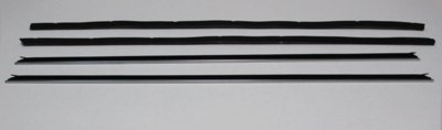 1968-69 Ranchero Window Felts Whiskers Kit For Use With Buick Special Molding Authentic (4pcs)