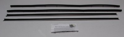 1970-71 Fairlane Doors Only Authentic Window Felts Whiskers Kit (4pcs)