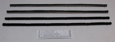 1964-65 Falcon & Ranchero Authentic Window Felts Whiskers Kit (4pcs) The Thick Ones