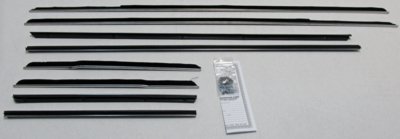 1966 Mercury Monterey Convertible Authentic Window Felts Whiskers Kit (8pcs)