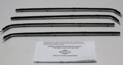 1956 Ford Pickup Truck Authentic Window Felts Whiskers Kit (4pcs)