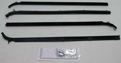 1980-93 Dodge Truck Authentic Window Felts Whiskers Kit (4pcs)