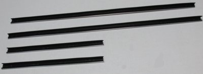 1967-69 Dart Convertible Outers Only Authentic Window Felts Whiskers Kit (4pcs)