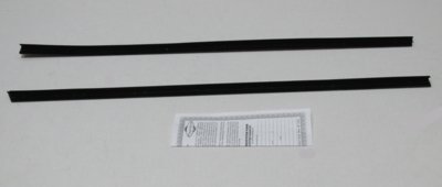 1968-70 B-Body Sedan Outers Only Authentic Window Felts Whiskers Kit (2pcs)