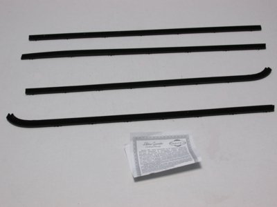 1968-70 Charger Outers Only Authentic Window Felts Whiskers Kit (4pcs)