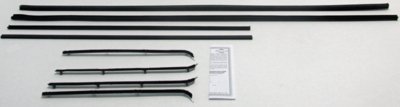 1954-57 International Truck R & S-Series Superkit Replacement Window Felts Whiskers Kit (8pcs)