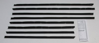 1964 Skylark 2 Door Hardtop Authentic Window Felts Whiskers Kit (8pcs)