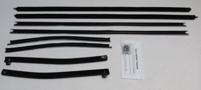 1969 Skylark Convertible Authentic Window Felts Whiskers Kit (8pcs)