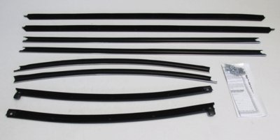 1969 Skylark 2 Door Hardtop Authentic Window Felts Whiskers Kit (8pcs)