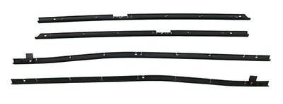 1965-66 Wildcat 4 Door Hardtop Authentic Window Felts Whiskers Kit Outers Only (4pcs)