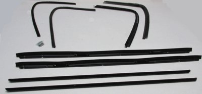 1974 Buick Electra 225 2 Door Hardtop Authentic Window Felts Whiskers Kit (8pcs)