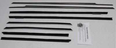 1961-62 Convertible Authentic Window Felts Whiskers Kit (8pcs)