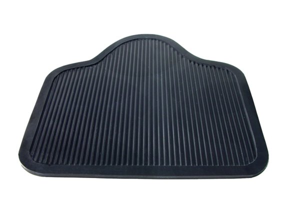 Metro Small Mat 6" Wide X 6" Long, 1/8" Thickness, Black Rubber; RM 12