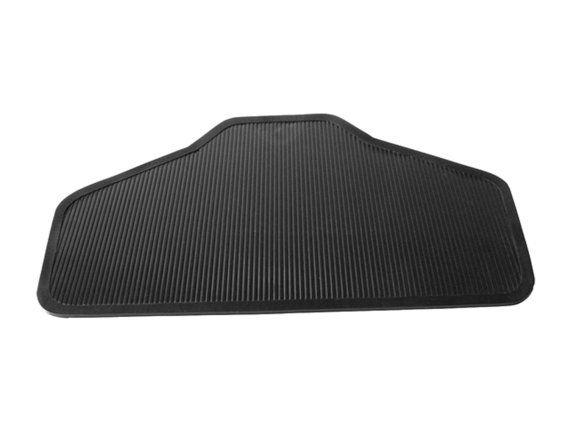 Metro Small Mat 12" wide X 7-3/4" long, 1/8" Thickness, Black Rubber; RM 14