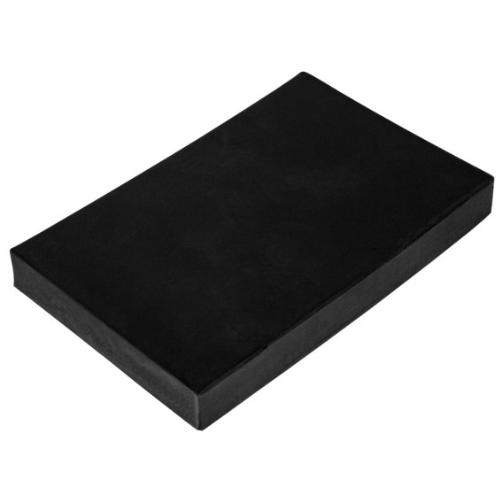 Metro Solid Rubber Sheet 3-3/4" Wide, 6" Length, 3/4" Thick; S 34