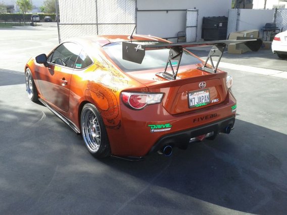 APR Performance GT-250 FRS/BRZ Spec 61" Wing fits 2013-up Scion/Subaru/Toyota FRS/BRZ/GT86