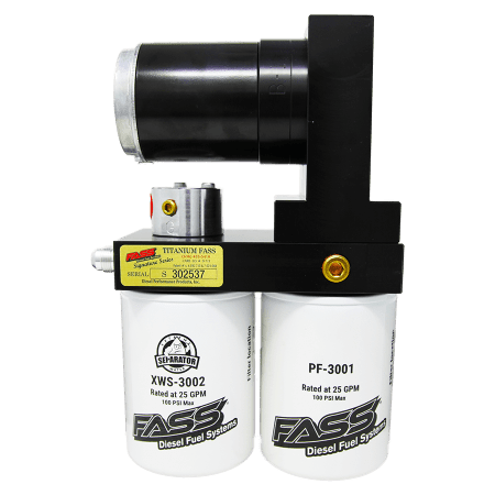 FASS TSC10100G 01-10 GM 2500/3500 Duramax 100gph Titanium Series Fuel Air Separation System TS C1...