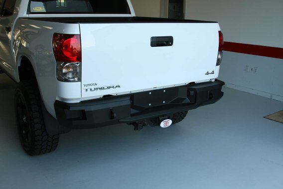 Fab Fours TT07-W1550-B Heavy Duty Rear Bumper For 07-13 Toyota Tundra