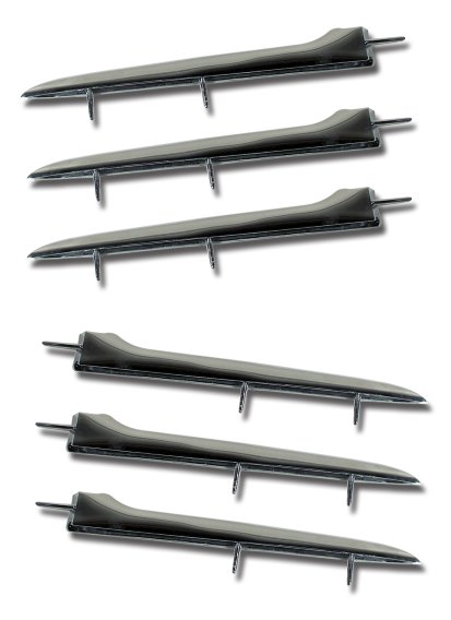 Side Spear Set- 6 Piece For 1958-1961 Corvette